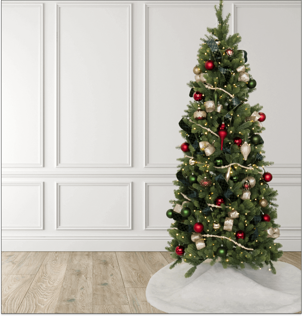 Kit de Bolas Natalinas Vermelhas e Verdes Antiestilhaço (48 Peças)